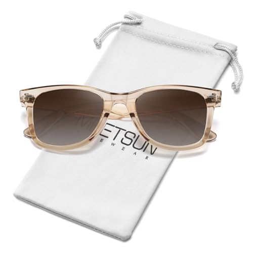 Image of MEETSUN Polarized Sunglasses for Women Men Classic Retro Square Frame Driving Sun Glasses UV Protection