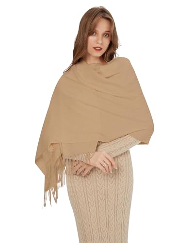 Pashmina Shawl Wrap Soft Cashmere Feel Blanket Scarf for Women, Wedding & Evening Wrap, Winter Warm Fashion Scarves4