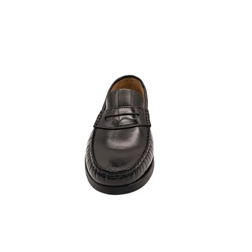 Benavente – Mocasines de Hombre En Piel Negro con Antifaz | Zapato Hombre Clásico Cómodo, para Uso Diario, Vestir | Suela De Goma Flexible, Antideslizante | Interior Y Planta De Piel - imagen 3