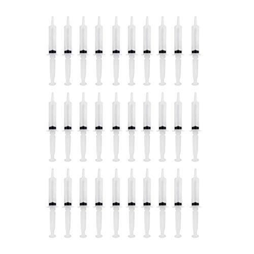 jinclonder Jello Shot Jeringas Envases De 60 Ml con Tapas, Jello Shots Aptos para El Lavado Jeringas Reutilizables para Beber para Halloween, Acción De Gracias, Navidad, Fiesta