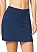 baleaf Women's Golf Skorts Tennis Skirts with Pockets Athletic Running Workout Sports Navy Size L