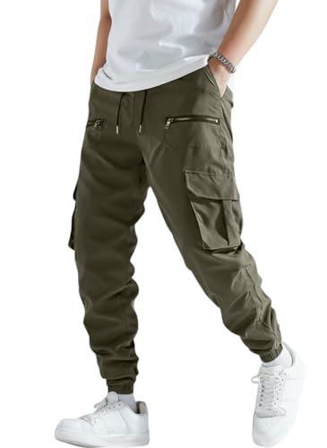Image of INKKR Men Cargo || Men Zipper Cargo Pants Cotton ||