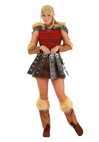 Image of Women's How to Train Your Dragon Astrid Costume | Adult HTTYD Astrid Cosplay Outfit | Female Viking Warrior