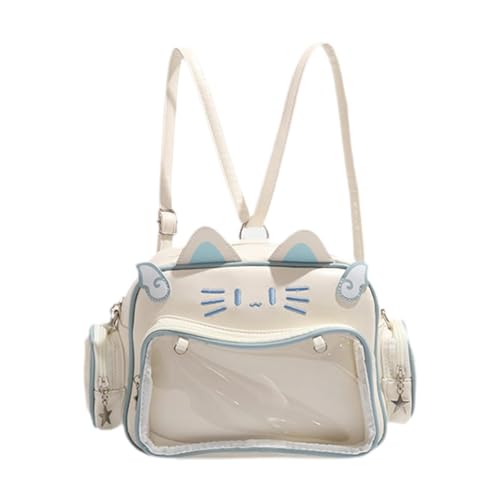 Sac à main chat Ita bleu pour cosplay anime et mode kawaii