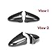 LDGSUPH Pair Rearview Side Wing Mirror Cover Cap 2014-2020 Fit for Lexus IS200/250/300/350 All Models Only Left Hand Drive Model(Glossy Black)