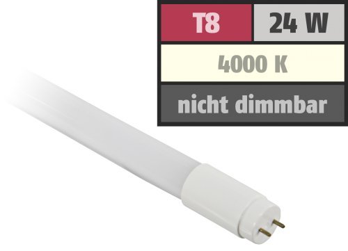 Preisvergleich Produktbild LED-Röhre. T8. 24W. 2.400 lm. 270°. 150cm. neutralweiß