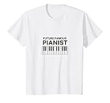 Niños Futuro Famoso Pianista Luz Divertido Camiseta