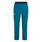  SALEWA Agner Durastretch 2/1 - Pantalón Desmontable para niño 2 en 1 con Cremallera, Malta, 140cm
