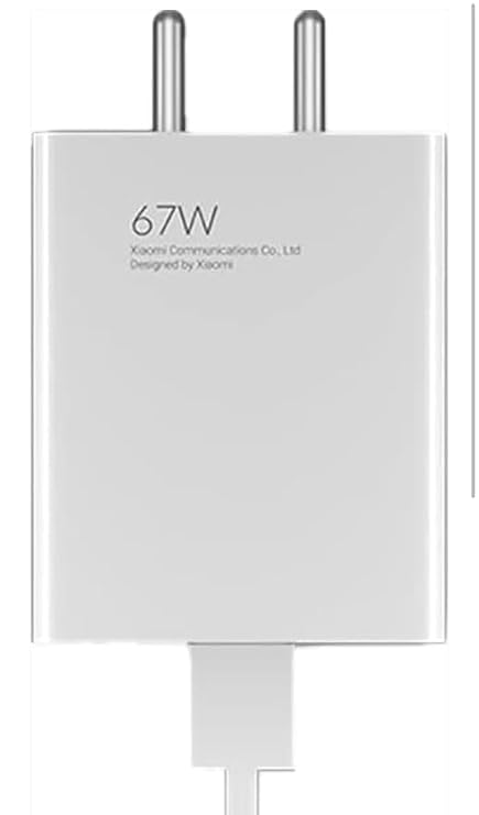 Image of Orinigial 67W SonicCharge Fast Charger with Type C Cable for Redmi Note 12 pro max /Note 11 pro /Note 10 pro /Note 9 / Poco M2 Pro /Note 7 pro /Note 9 Pro /Note 8 Charger with 6 Month Warranty * (67W009)