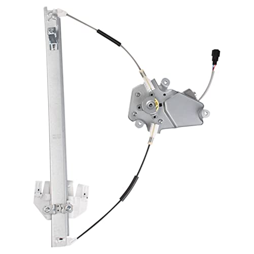 Image of TRQ Front Driver Side Power Window Motor and Regulator Assembly with Direct to Glass Mount Power Compatible with 2006-2007 Jeep Liberty