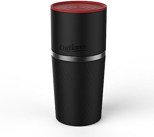 Cafflano Klassic : All-in-One Portable Pour-over Coffee Maker, Black