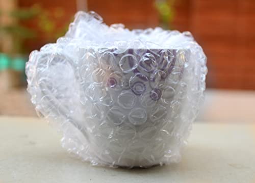 Image of Air Bubble Wrap Packing Roll Transparent 40 GSM Thickness (1-10 Feet) Pack of 1 Bubble Wrap Roll, X-Small (SL BWR 10F)