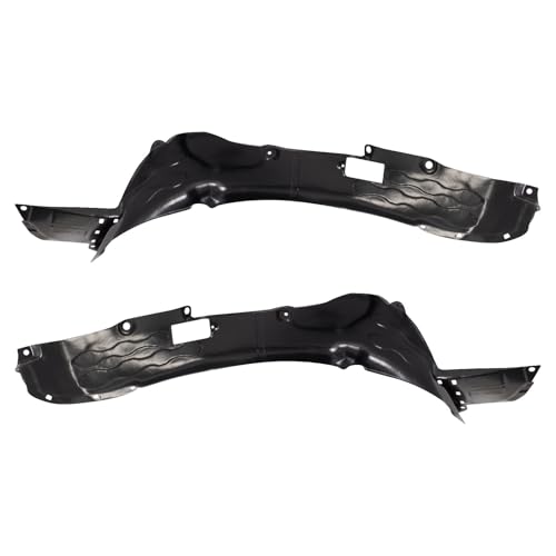 Image of TRQ Front Driver and Passenger Side Inner Fender Liner Set Compatible with 2012-2015 Kia Rio