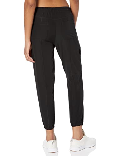 Calvin Klein Performance Women's Elastic Waistband Cargo Jogger Pant 27” Inseam, Black, Large #TOP1