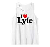 Photo Gallery i love heart lyle nome su una tee canotta Photo Gallery i love heart lyle nome su una tee canotta