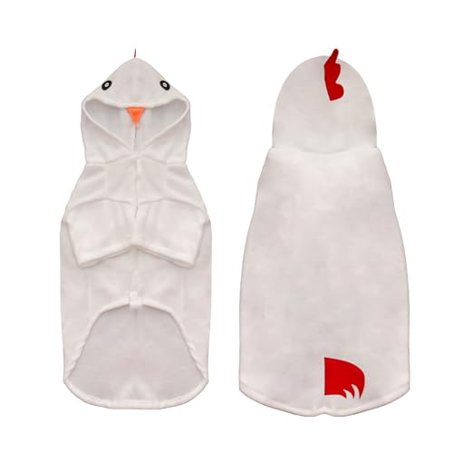 Disfraz de Pollo para Perro Mediano Halloween y Acción de Gracias miniatura 2