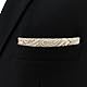 S&W SHLAX&WING Silber Beige Paisley Herren Einstecktücher Seide Neu Arrvial