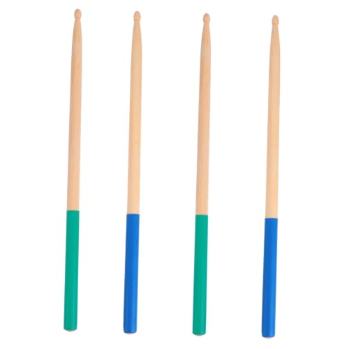 Juego de 2 pares de baquetas de madera de arce con agarre antideslizante miniatura 7