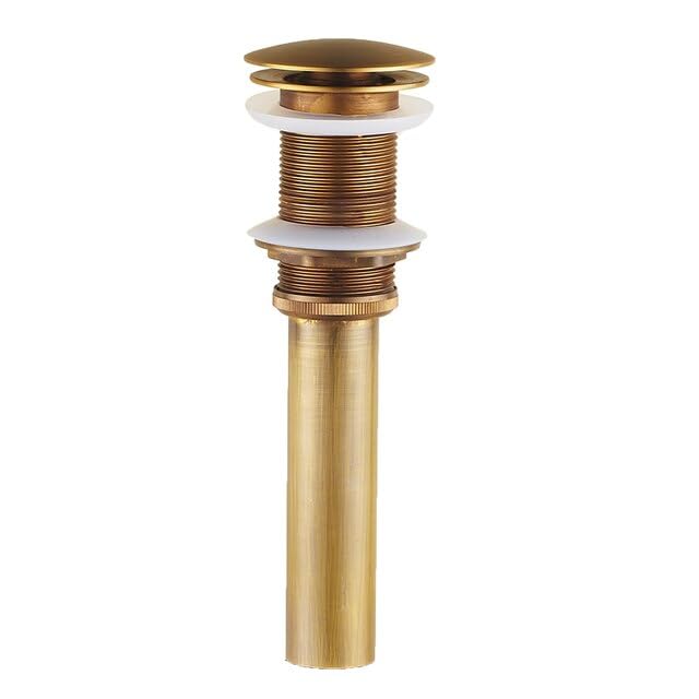 Robinet de salle de bain antique en or brossé pour créer une ambiance spa de luxe chez soi