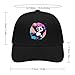 Basketball Panda Slam Dunk Baseball Cap Dad Hat Adjustable Size Trucker Caps for Outdoor Activities All Seasons Black-style