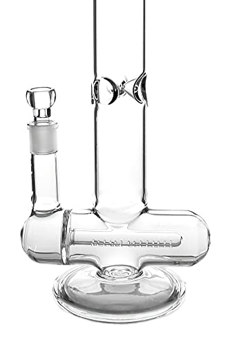Heisenberg Inline Bong Glasbong mit Eisfach und Stemline Perkolator 18,8 Schliff NS19 (ohne Tree Perc) – Bild 8