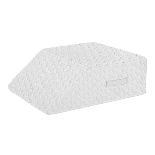 Almohadas de elevación de piernas, almohada de cuña para reposapiernas, suave y transpirable, soporte de pie para oficina, relajación, hogar, relajación, lectura, siesta