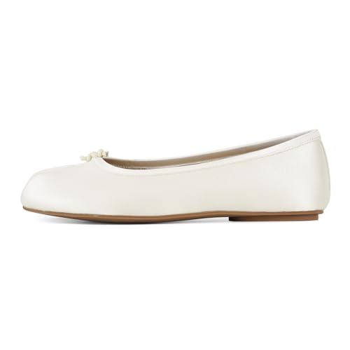Image of Tabi Shoes Women Split Toe Shoes Wide Width Ballet Flats Comfort Casual Work Shoes for Women Office