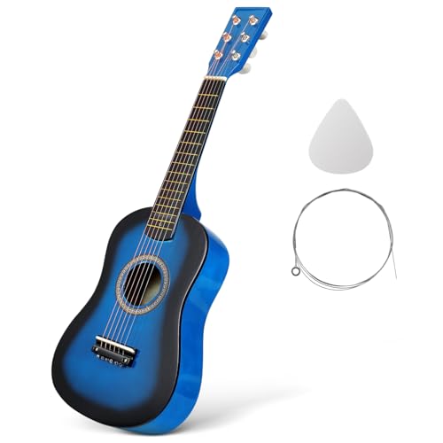 SEWACC 23 ビンテージ スタイルのアコースティック ギター 子供初心者ギター ミニギターキッズ クラシック アコースティック ギター スターターアコースティックギター キッズアコースティ