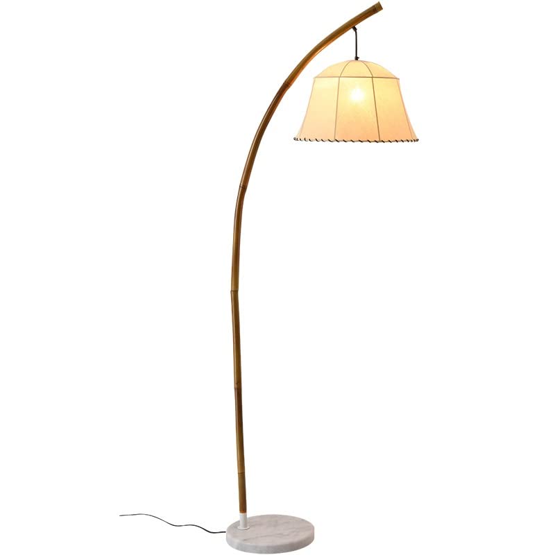 HTDZDX Chinese Style Floor Lamp Bedroom Retro Floor Standing Lamp Home Hotel Living Room Creative Floor Light (Color : A)
