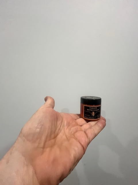 Allure Works Grass Fed Beef Tallow Balm & Raw Wild Honey – Natural Whipped Moisturizing Skin Care Cream for Dry Skin – Hydrating, Non-Greasy, Nourishing Tallow Balm for All Skin Types
