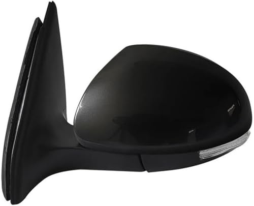 Rétroviseur latéral pour VW Tiguan 2009-2016 côté gauche noir 6 broches