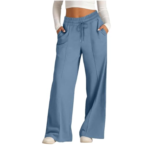 Wide Leg Sweatpants Women High Waisted Baggy Joggers Loose Fit Athletic Sweatpants Soft Lightweight Joggers 2025