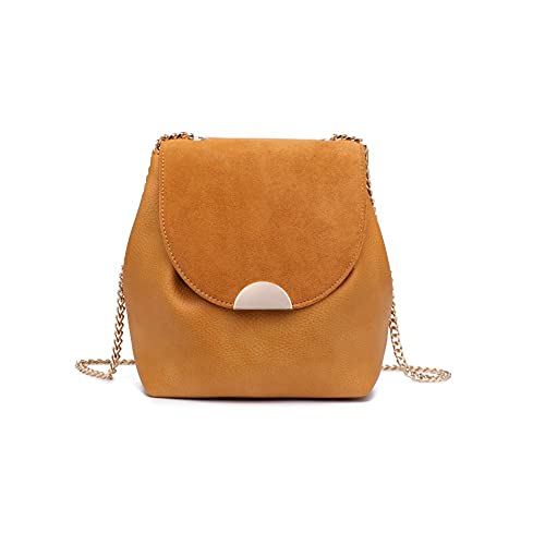 Natural Vegan Leather Crossbody by ModaLuxe