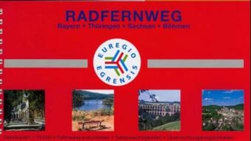 Radfernweg Euregio Egrensis Bayern-Thüringen-Sachsen-Böhmen: 1:75000: Fahrradreparaturstellen, Sehenswürdigkeiten, Übernachtungsmöglichkeiten (Radführer)
