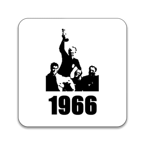Gift Insanity 1966 World Cup Winners - Pack Of 10 Square Stickers - 55Mm X 55Mm