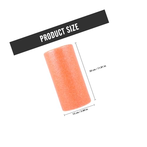 Alipis Foam Roller Muscle Release Massager Yoga Fitness Roller Epp Material 30x15cm Naranja para Relajación Muscular y Alivio de Espalda en Casa miniatura 2