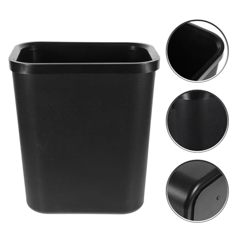 Caneca de basura plástica ovalada 15 litros negra miniatura 5