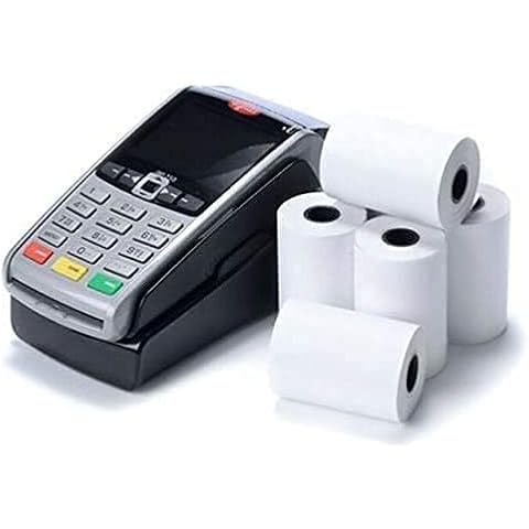 100 Rolls of 57x40 mm Thermal Paper Till Rolls, Cash Register Receipt, for PDQ POS EPOS EFTPOS, Credit Card Machine, Verifone, Barclays, Ingenico iCT200, iCT 220, iCT250, iCT 250 Cover