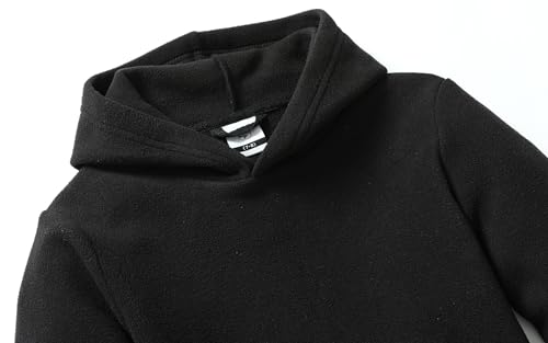 Image of Boys' Fleece Hoodie Warm Long Sleeve Hooded Pullover Sweatshirt