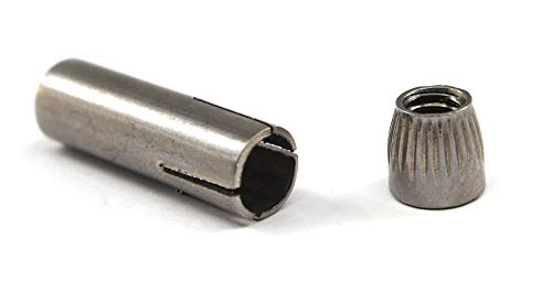 6 pernos de anclaje hexagonales M8x65 mm acero inoxidable 304 miniatura 4