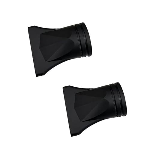 Dranvosk 2PCS Universal Hair Dryer Diffuser Nozzles Replacement Black Attachments for Styling and Hairdressing Curly Hair Diffuser Attachment Fits Most Dryers(Outer diameters of 1.69-1.77in)