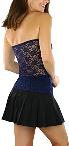Image of ToBeInStyle Women's Cotton-Spandex Blend Stretchy Tube Top