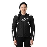 Alpinestars Stella T-SPS V2 wasserdichte Damen Motorrad Textiljacke, schwarz/weiß, S – Ansicht 2