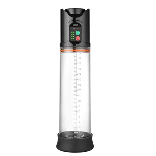 Men's Muscle Training Enhancer Vacuum Air Pump for Male Exercise Body Pleasure,Electric Enlargement Vacuum Pump Massager Adjustable Men's Underwear Set Male Muscle Cup for Bigger BDSFN6YEX (Black1)