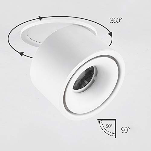 Focos empotrables de techo plegables para iluminar paredes de pasillos 7