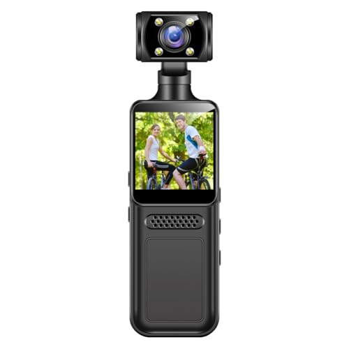 Caméra d'action de poche HD rotation 180 caméscope sport mini portable