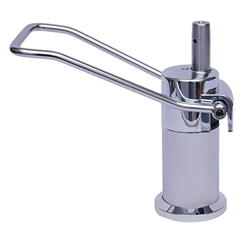 RABEEXP Barber Salon Chair Hydraulic Pump Replacement 6 Bolt Pattern 440 lbs Replacement Hydraulic Pump Barber Chair Beauty Salon Heavy Duty for Most Standard Styling Chairs Sliver 220kg