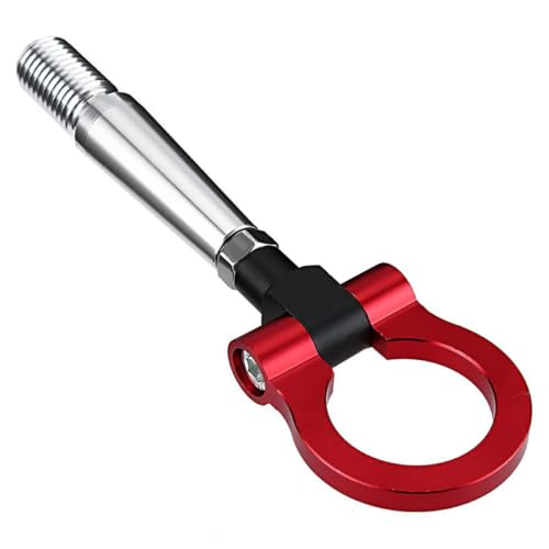 Crochet de remorquage voiture rouge en alliage d'aluminium et fer robuste