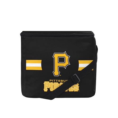 Image of FOCO MLB Officially Licensed Primary Logo Team Stripe 6 or 12 Pack Soft Insulated Game Day Baseball Lunch Tote Cooler
