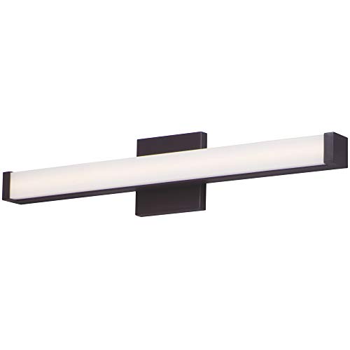 Image of Maxim Lighting Spec Bath Vanity Light | Bronze Aluminum Finish | Contemporary Indoor Light Fixture | Ideal for Bathrooms & Powder Rooms | Dimmable | Home Decor Light Fixture | 52002BZ